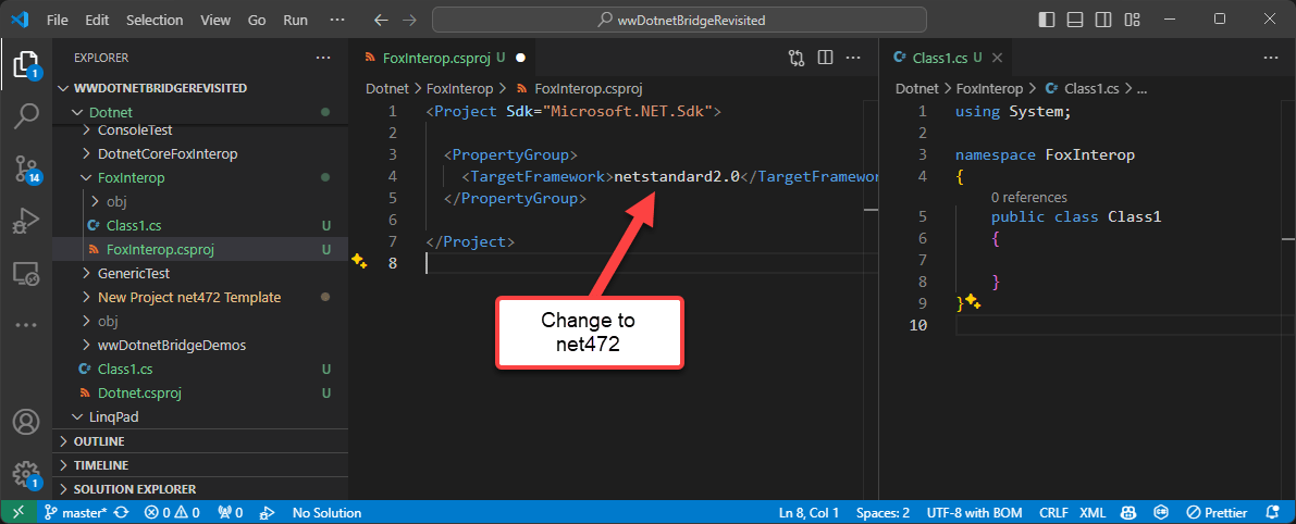 Vs Code Project Netstandard